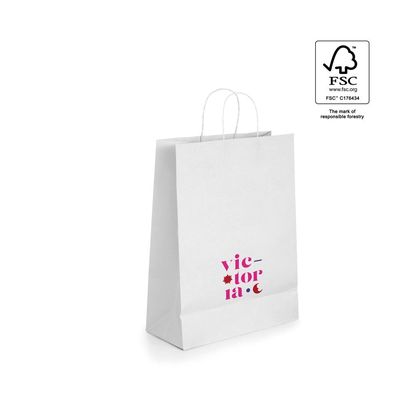 Bolsa de Papel Kraft 90g Blanca