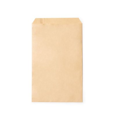 Bolsa de papel mediana con solapa adhesiva
