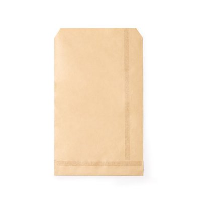Bolsa de papel mediana con solapa adhesiva