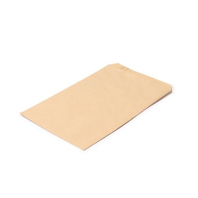 Bolsa de papel mediana con solapa adhesiva