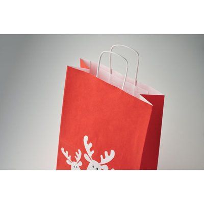 Bolsa papel pequeña navideña