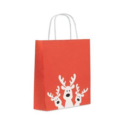 Bolsa papel pequeña navideña