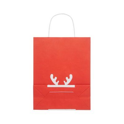 Bolsa papel pequeña navideña