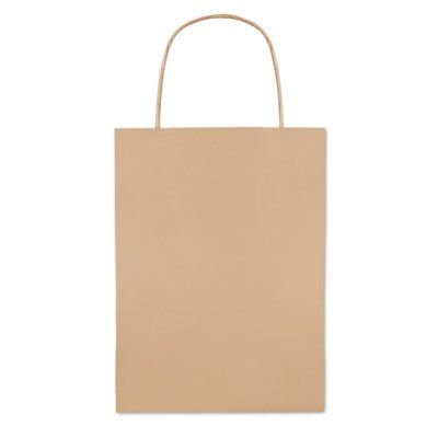 Bolsa de papel pequeña reciclable para regalos Beig