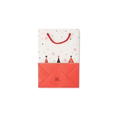 Bolsa de papel regalo pequeña con etiqueta