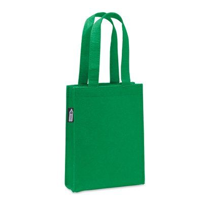Bolsa pequeña de fieltro de asas cortas
