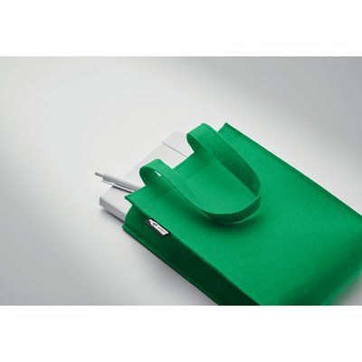 Bolsa pequeña de fieltro de asas cortas
