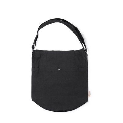 Bolsa petate de algodón reciclado Negro Talla Única Adulto