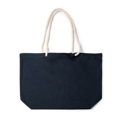 Bolsa de playa 100% algodón de 250g Marino Talla Única Adulto