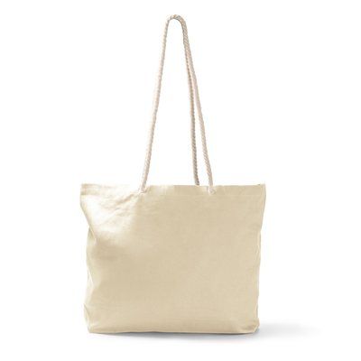 Bolsa de playa algodón con asas largas