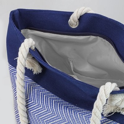 Bolsa de playa con asas de cordón