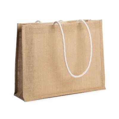 Bolsa de playa de yute Crudo
