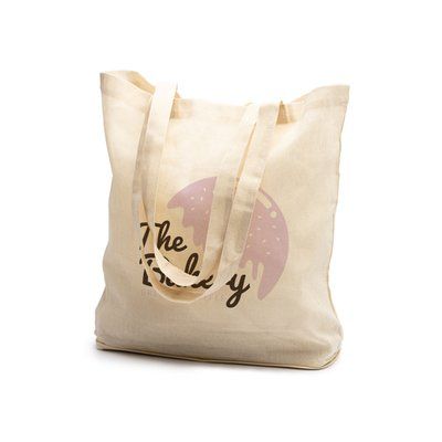Bolsa plegable algodón y base de yute