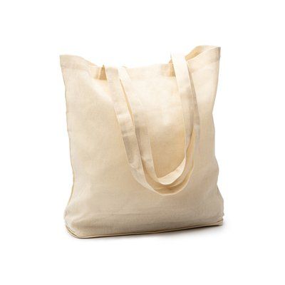 Bolsa plegable algodón y base de yute