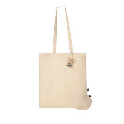 Bolsa Plegable Algodón Fairtrade 6kg Natu