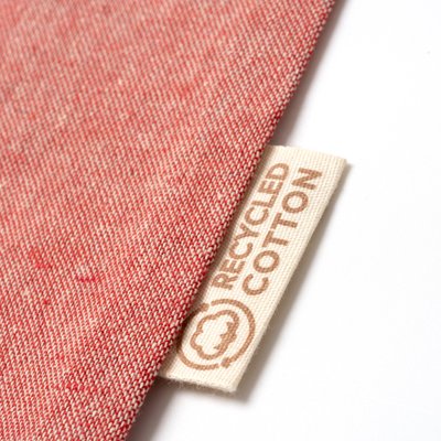 Bolsa plegable de algodón reciclado 120 g/m²