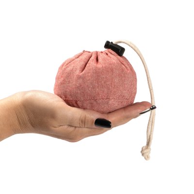 Bolsa plegable de algodón reciclado 120 g/m²