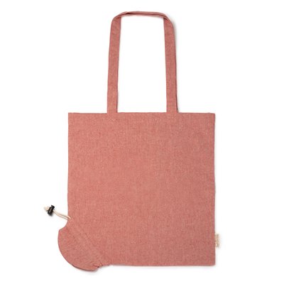 Bolsa plegable de algodón reciclado 120 g/m²