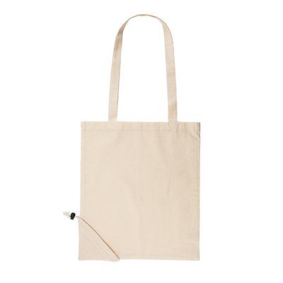 Bolsa plegable con cordón ajustable Crudo