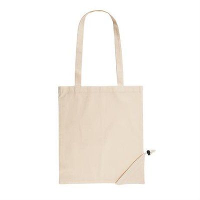 Bolsa plegable con cordón ajustable
