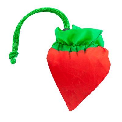 Bolsa plegable con diseño de frutas Fresa Talla Única Adulto