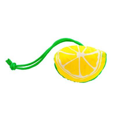 Bolsa plegable con diseño de frutas Limon Talla Única Adulto