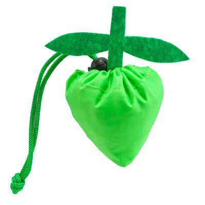 Bolsa plegable con diseño de frutas Manzana Talla Única Adulto