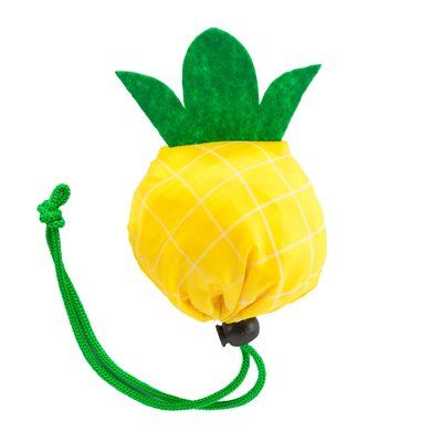 Bolsa plegable con diseño de frutas Piña