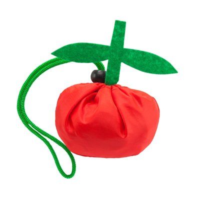Bolsa plegable con diseño de frutas Tomate Talla Única Adulto