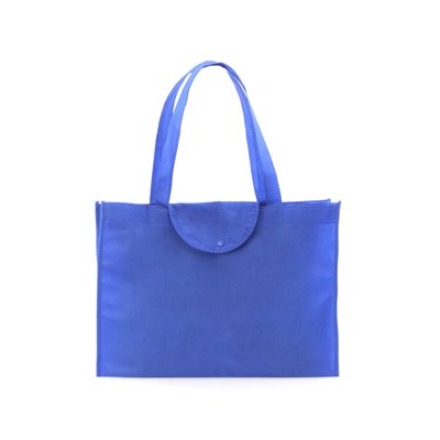 Bolsa plegable grande con cierre de solapa