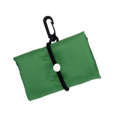 Bolsa plegable de poliester con mosquetón Ver