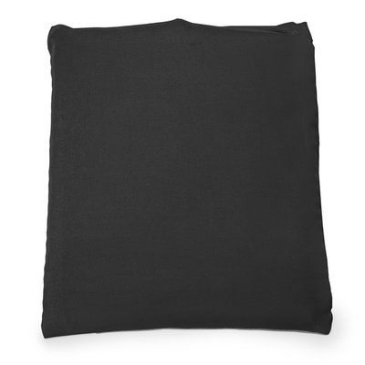 Bolsa plegable de poliéster reciclado Negro TALLA ÚNICA ADULTO