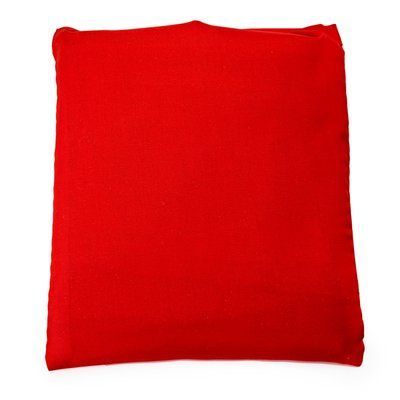 Bolsa plegable de poliéster reciclado Rojo TALLA ÚNICA ADULTO
