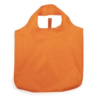 Bolsa plegable de poliéster suave Naranja Talla Única Adulto