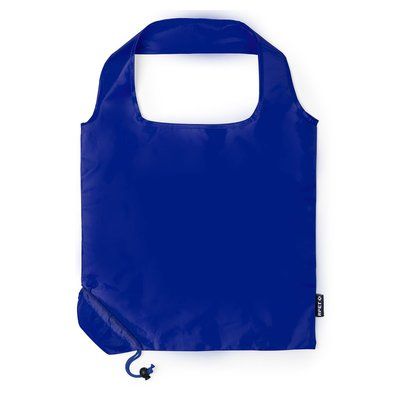 Bolsa plegable RPET 7kg con ajuste Azul