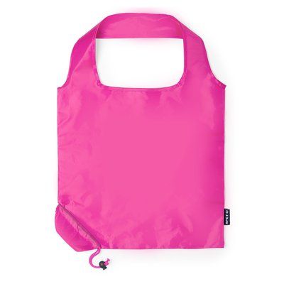 Bolsa plegable RPET 7kg con ajuste Fucsi