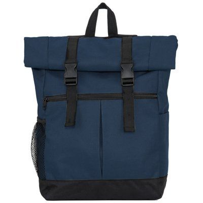 Bolsa de poliéster con ajustadores Marino