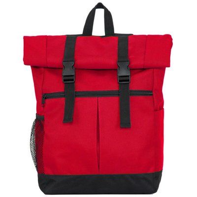 Bolsa de poliéster con ajustadores Rojo UNICA