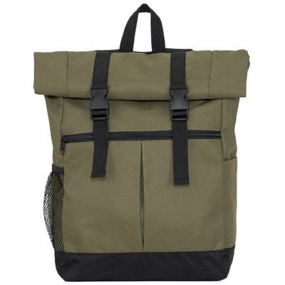 Bolsa de poliéster con ajustadores Verde Militar