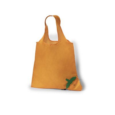 Bolsa de poliéster promocional plegable en forma de fruta