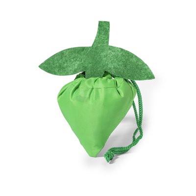 Bolsa de poliéster promocional plegable en forma de fruta