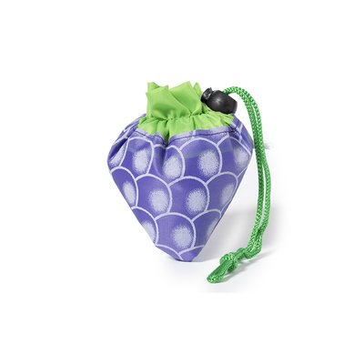 Bolsa de poliéster promocional plegable en forma de fruta