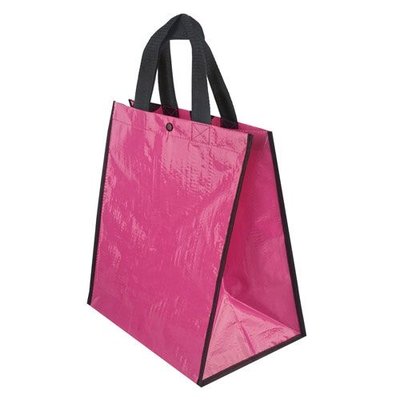 Bolsa PP laminada con brillo y cierre botón