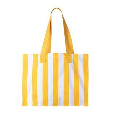 Bolsa a rayas de algodón reciclado AM