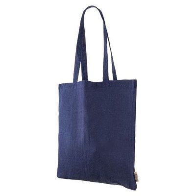 Bolsa reciclada de algodón Azul Marino