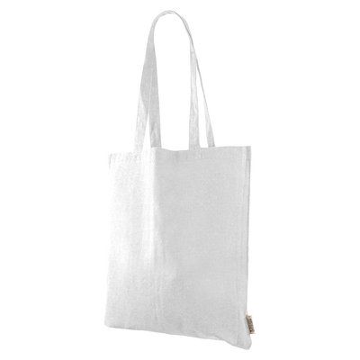 Bolsa reciclada de algodón Blanco