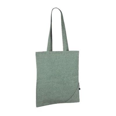 Bolsa reciclada y plegable Verde