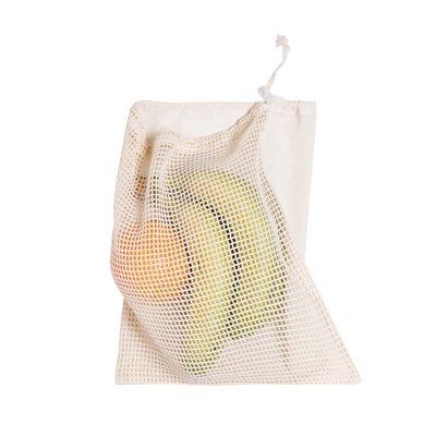 Bolsa de redecilla en algodón para frutas