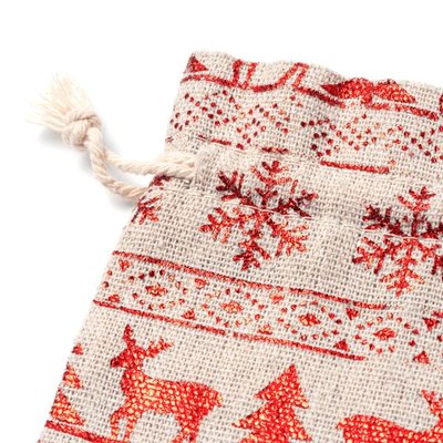 Bolsa de regalo navideña