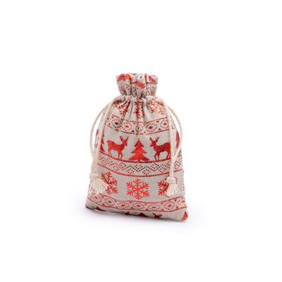 Bolsa de regalo navideña